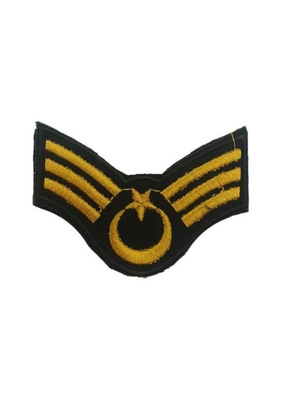 Astrid T Premium Askeri Sembol Unvan Nişanı Resmi Teçhizat Single Sword Jandarma Asayiş Harici Nakış Rütbe Çok Renkli