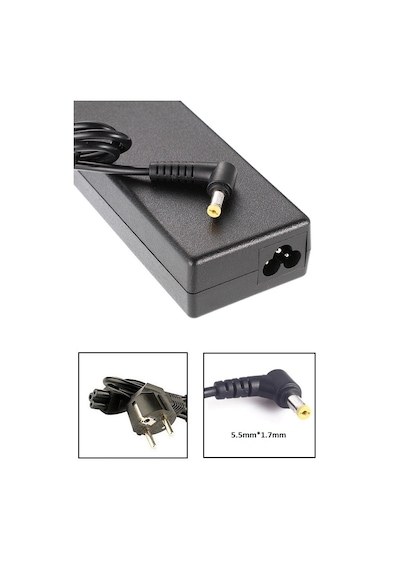 Acer Uyumlu Aspire 5620. 19V 4.74A -  1.7x5.5Mm Notebook Adaptör