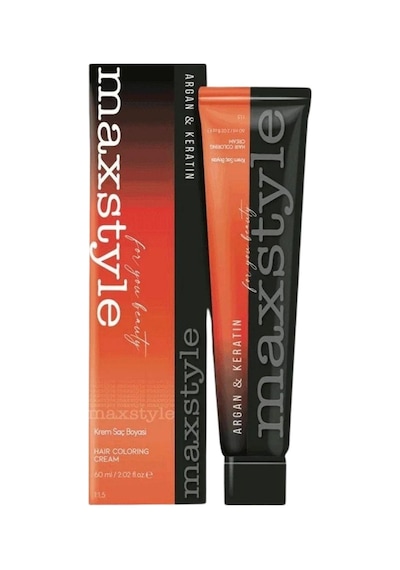 Maxstyle Sps563 Argan Ve Keratin 2025/ac.gr Açık Gri 60 Ml 1 Adet Saç Boyası Oksidansız