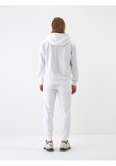 Xint Beyaz Pamuk Dokulu Regular Fit Sweat Mont 350193