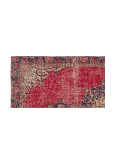El Dokuması Vintage Yün-pamuk Naturel Halı 20100 167 X 304 Cm Çok Renkli