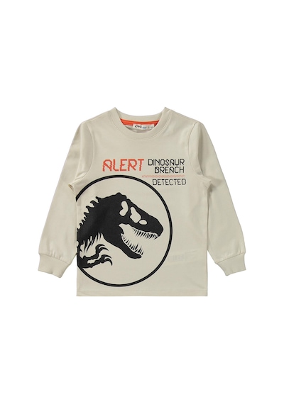 Jurassıc World Jurassic World 2-9 Yaş Pijama Takımı - Ekru Ekru-siyah