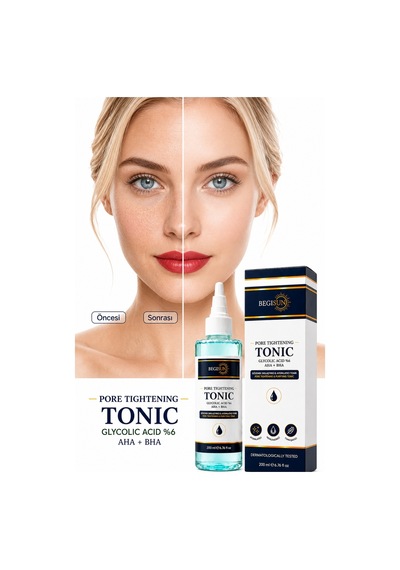 Begısun %6 Glikolik Asit Aha+bha Gözenek Sıkılaştırıcı Ve Arındırıcı Yüz Toniği 200 Ml
