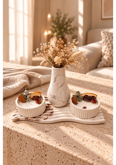 Doğa 4 Lü Dekoratif Set