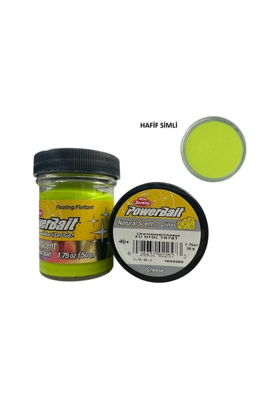 Berkley Powerbait Naturel Scent Cheese Peynirli Alabalık Hamuru Chartreuse 50gr