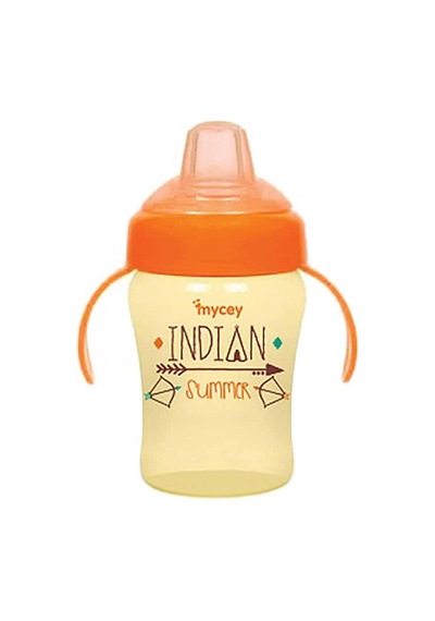 Mycey Damlatmaz Kulplu Bardak - Indian Turuncu
