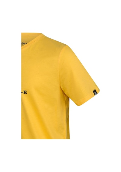 2as Alex Baskılı Erkek Sıfır Yaka T-shirt Sarı