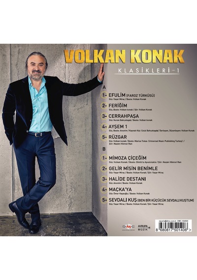 Volkan Konak - Klasikleri Plak