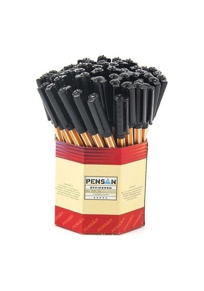 Tükenmez Kalem Ofispen 1010 - 10'lu Set 5 Siyah - 5 Kırmızı No Color