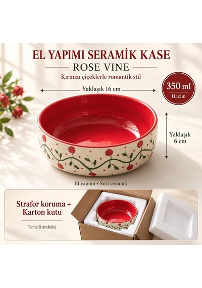 Seramik Salata Kasesi, Yulaf Granola Ve Kahvaltı Kasesi, Sağlıklı Beslenme Ve Diyet Kabı, Smoothie Bowl, Açai Bowl, Çorba Servis Kabı, Orta Boy Kase, Mikrodalga Uyumlu, Rose Vıne Çok Renkli Seramik Salata Kasesi, Yulaf Granola Ve Kahvaltı Kasesi, Sağlıklı Beslenme Ve Diyet Kabı, Smoothie Bowl, Açai Bowl, Çorba Servis Kabı, Orta Boy Kase, Mikrodalga Uyumlu, Rose Vıne Çok Renkli