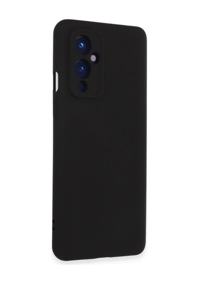 One Plus 9 Kılıf Nano İçi Kadife Silikon - Siyah Sıyah