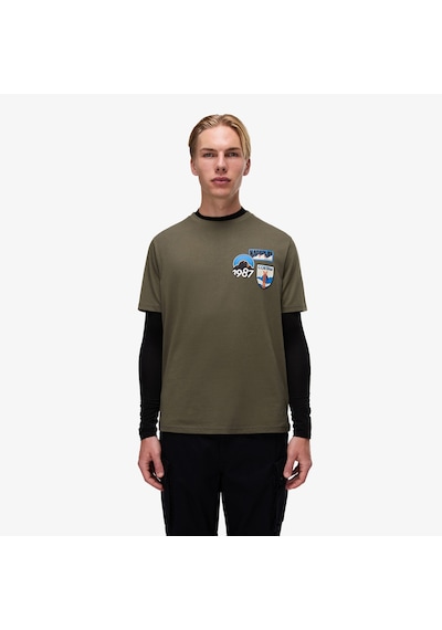 Napapijri S-montepiana Erkek Yeşil T-shirt Np0a88svg0a1 Yeşil
