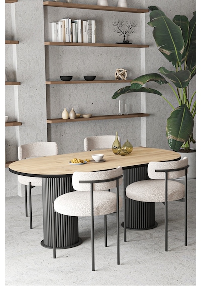 Avvio Anka Ptt Silindir Ayak 80x140 Oval Yemek Masası Mutfak Masası Masa Sandalye Takımı Akçaağaç Avvio Anka Ptt Silindir Ayak 80x140 Oval Yemek Masası Mutfak Masası Masa Sandalye Takımı Akçaağaç