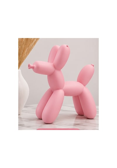 Köpek Balon Biblo Balkon Dog Biblo 17 Cm Pembe
