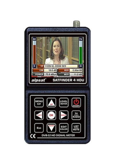Alpsat Satfinder 4 Hd Ultra 3.5'' Lcd Ekranlı Uydu Yön Bulucu As04-hdu