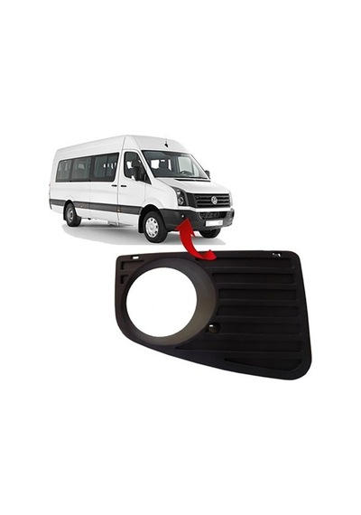 Volkswagen Crafter 2006-2012 Sis Far Kapağı Sağ Sisli Oem 2e0807676