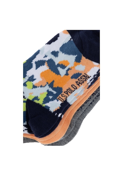 U.S. Polo Assn. Erkek Çocuk 3'lü Soket Çorap 50299297-VR033