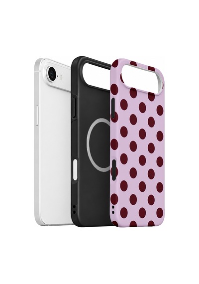 Velvoria Valestra Lila Bordo Puantiye Apple Apple iPhone Uyumlu 17 Air Magsafe Koruma Kılıfı Valestra Magline - Lila Bordo Puantiye Velvoria Valestra Lila Bordo Puantiye Apple Apple iPhone Uyumlu 17 Air Magsafe Koruma Kılıfı Valestra Magline - Lila Bordo Puantiye