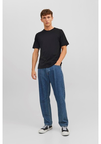 Jack & Jones Jacunder Tee Erkek 3'lü Bisiklet Yaka T-shirt 12248076 Siyah