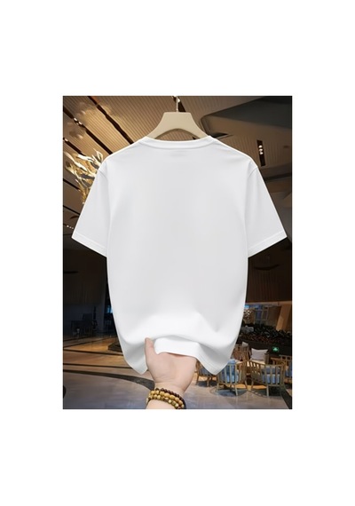 Panda Baskı Tekstil Çapa Deniz Baskılı Özel Tasarım Oversize Tshirt Beyaz