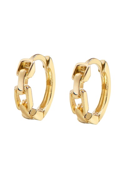 Goldkupe 14 Ayar Modern Halka Altın Küpe 1,09 Gr-3019
