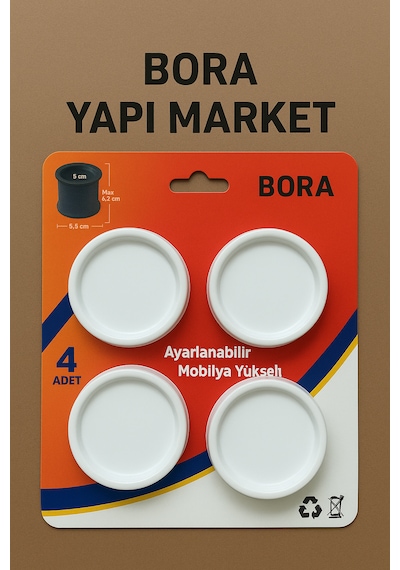 Mobilya Yükseltici Ayarlı Ayak Baza Ayak Mobilya Beyaz Eşya Ayağı Ayarlı Ayak Beyaz