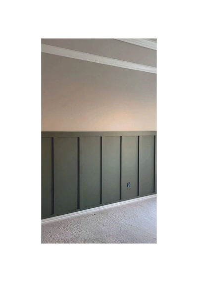 Iskandinav Duvar Çıtası 1 Paket 5 Adet 100x8cm Boyanabilir Duvar Çıtası-ibefer Lambri Kahverengi