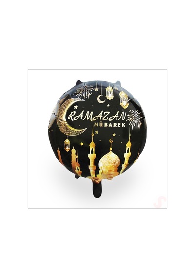 Ramazan Mübarek Folyo Balon - 45 Cm Çok Renkli