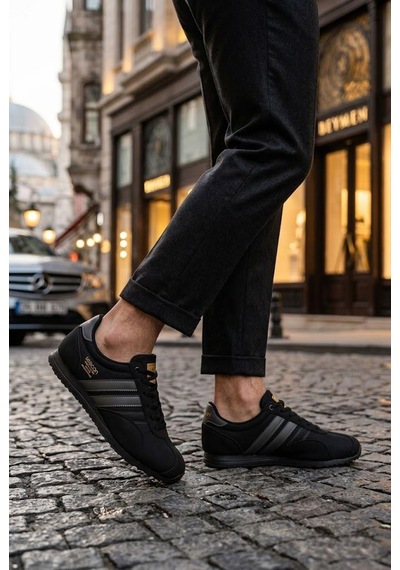 Lescon Nova 2 Rahat Hafif Sneakers Erkek Spor Ayakkabı Siyah