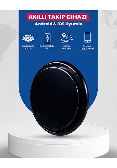 Ph330 Tagpro İos Ve Android Uyumlu Profesyonel Akıllı Gps Takip Cihazı Konum Araba, Motor, Valiz, Evcil Hayvan Takip Cihazı Siyah
