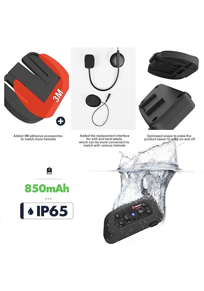 Road Life V6 Pro Bluetooth Interkom - 64671