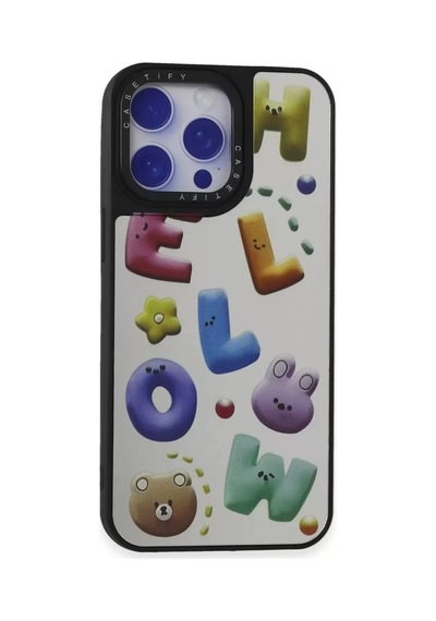 Newface Apple İphone 15 Pro Kılıf Mirror Desenli Kapak - Mirror - 15