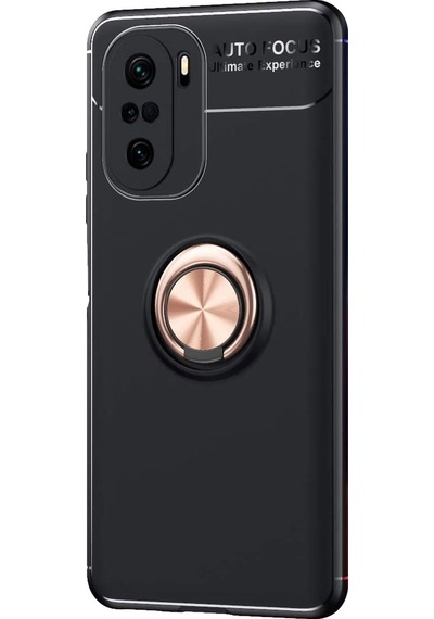 Microsonic Xiaomi Redmi K40 Pro+ Kılıf Kickstand Ring Holder