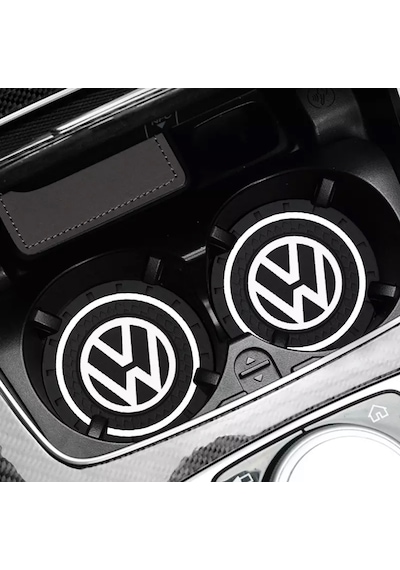 Vw Silikon Bardak Altlığı Volkswagen İle Uyumlu Polo Golf Passat