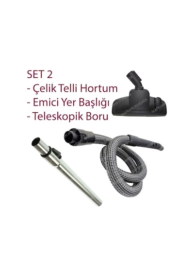 Arçelik Uyumlu S 7510 Elektrikli Süpürge Hortumu Başlıkğı Fırçası Borusu