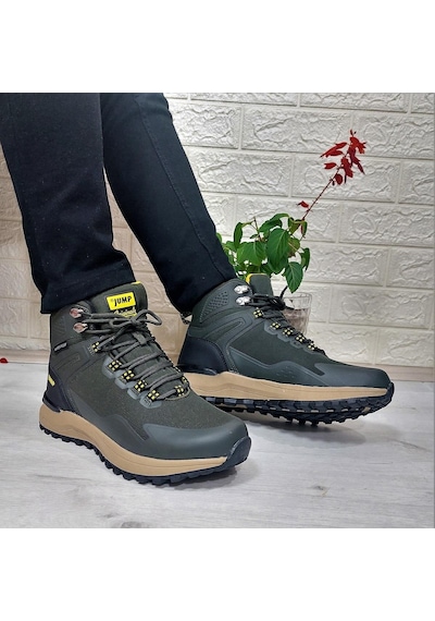 Jump 29652 Haki Waterproof Kaymaz Rahat Erkek Bot 001