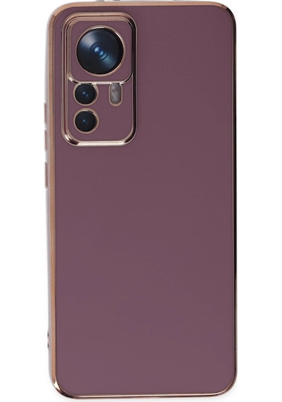 Xiaomi Mi 12t Pro Kılıf Volet Silikon - Mor -