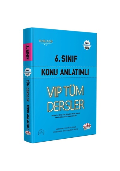 Editör 6. Sınıf Konu Anlatımlı ve Soru Bankası 2 Li Set