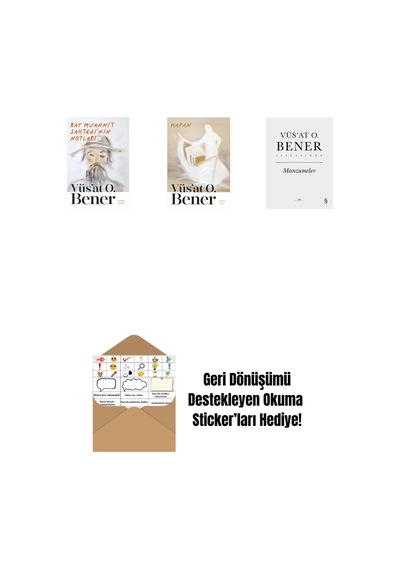 Bay Muannit Sahtegi'nin Notları + Kapan + Manzumeler Ciltli + Okuma Sticker'ları