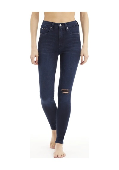 Calvin Klein Hıgh Rıse Super Skın Kadın Mavi Kot Pantolon Calvin Klein Hıgh Rıse Super Skın Kadın Mavi Kot Pantolon