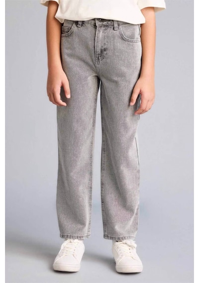 Defacto Wıde Leg Düz Paça Jean Pantolon Erkek Çocuk F8433a826smnm55 Gri-nm55
