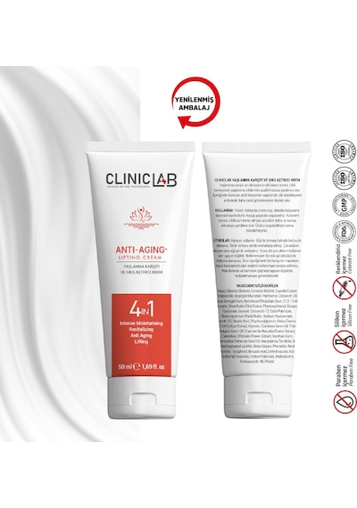 Clinic Lab Yaşlanma Karşıtı ve Sıkılaştırıcı Krem 50 ML