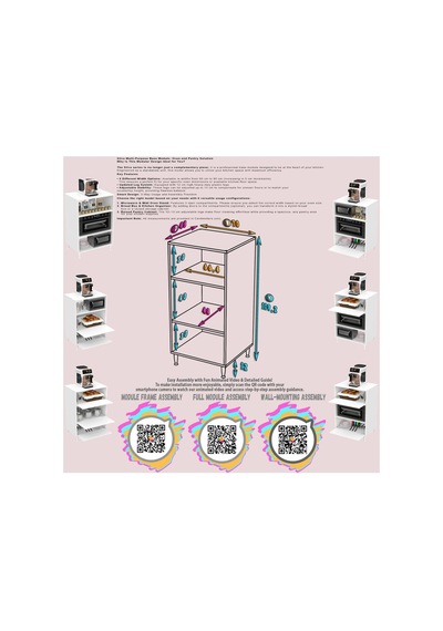 Silva 70x119,2x48 Cm Mikrodalga Ve Midi Fırın Standı - 3 Bölmeli Çok Amaçlı Mutfak Rafı Beyaz Silva 70x119,2x48 Cm Mikrodalga Ve Midi Fırın Standı - 3 Bölmeli Çok Amaçlı Mutfak Rafı Beyaz