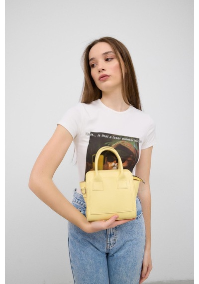 Shule Bags Simon El Ve Çapraz Çanta Sarı Sarı