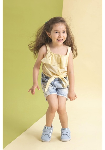 Smart Walker Canvas Play Lila Barefoot Çocuk Ayakkabı