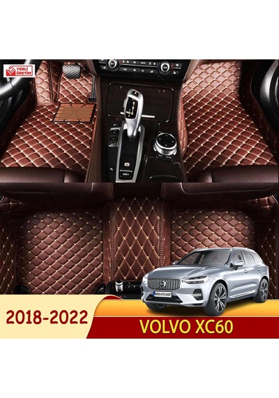 Volvo Xc60 2018-2022 5D Havuzlu Suni Deri Oto Paspas