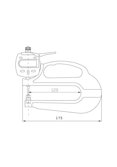 Fett AS-495010 Asimeto Saatli Kalınlık Komparatörü 0-10 MM