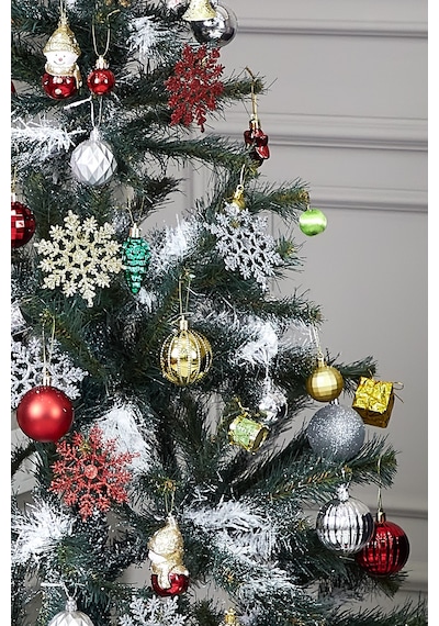 Waldern Luxury Series Yılbaşı Çam Ağacı Plastik Ayaklı 150 CM 260 Yeşil Dal