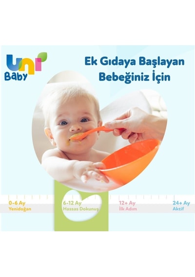Uni Baby Hassas Dokunuş Islak Mendil 24'Lü 1248 Yaprak