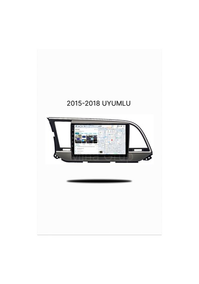 Snp Serisi Hyundai Elantra 2015 İle 2018 Uyumlu 9 İnç Android Multimedya Sistemi 4-64 Gb Hafıza Carplay Android Auto Ve Geri Görüş Kamerası 9"
